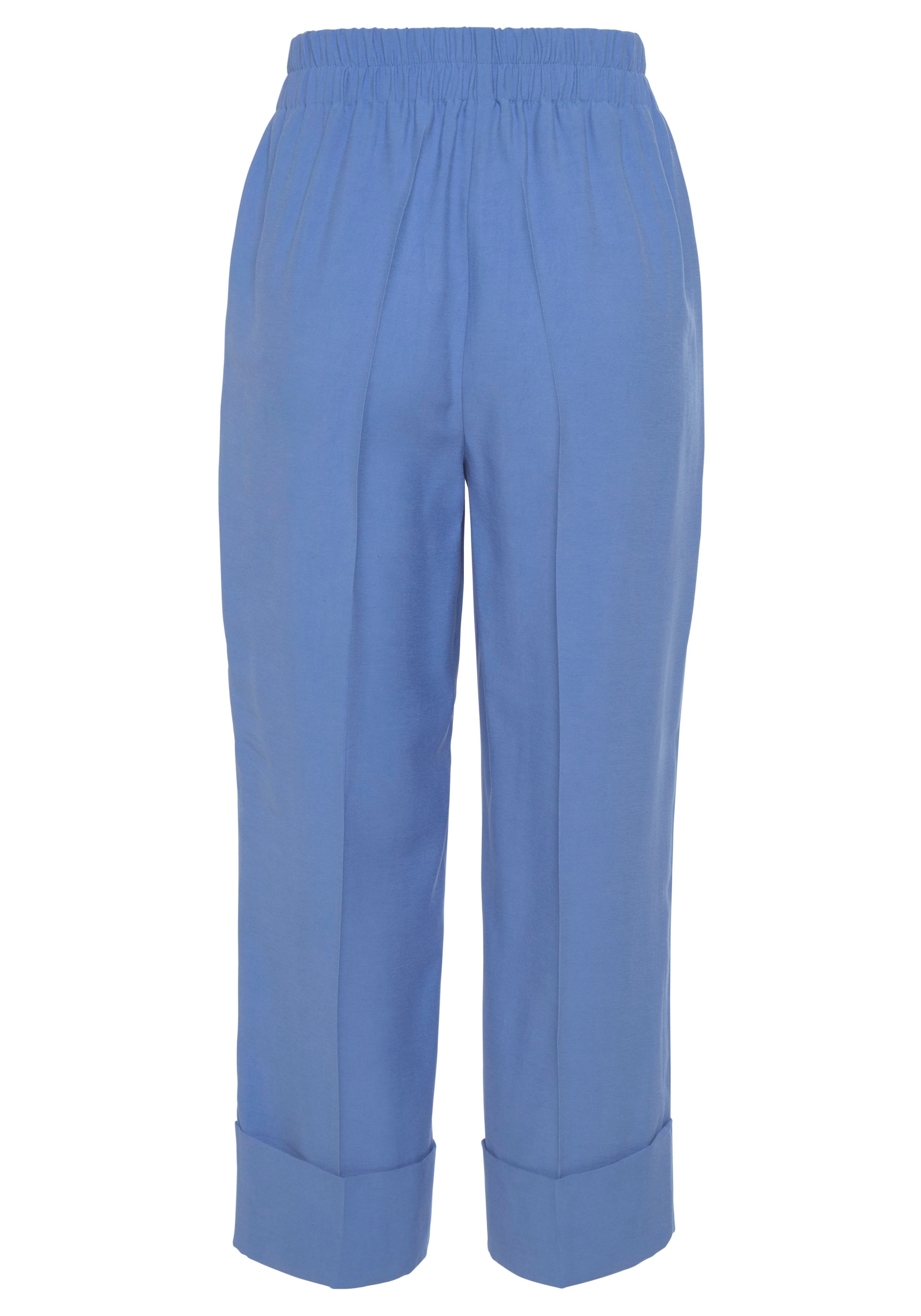 Largi Pantaloni de la LASCANA pe albastru: față