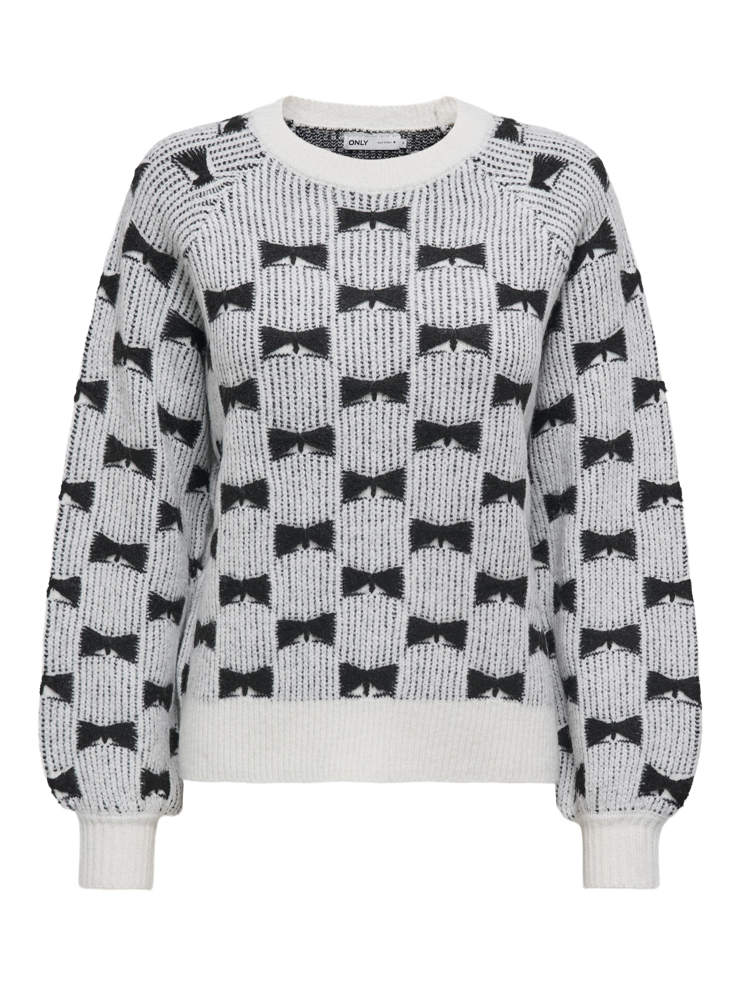 Pull-over ONLY en blanc : devant