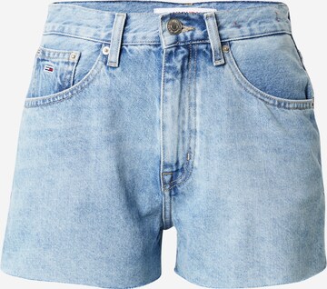 Tommy Jeans Slimfit Shorts in Blau: predná strana