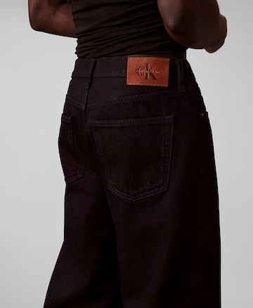 Calvin Klein Jeans Wide leg Jeans in Zwart