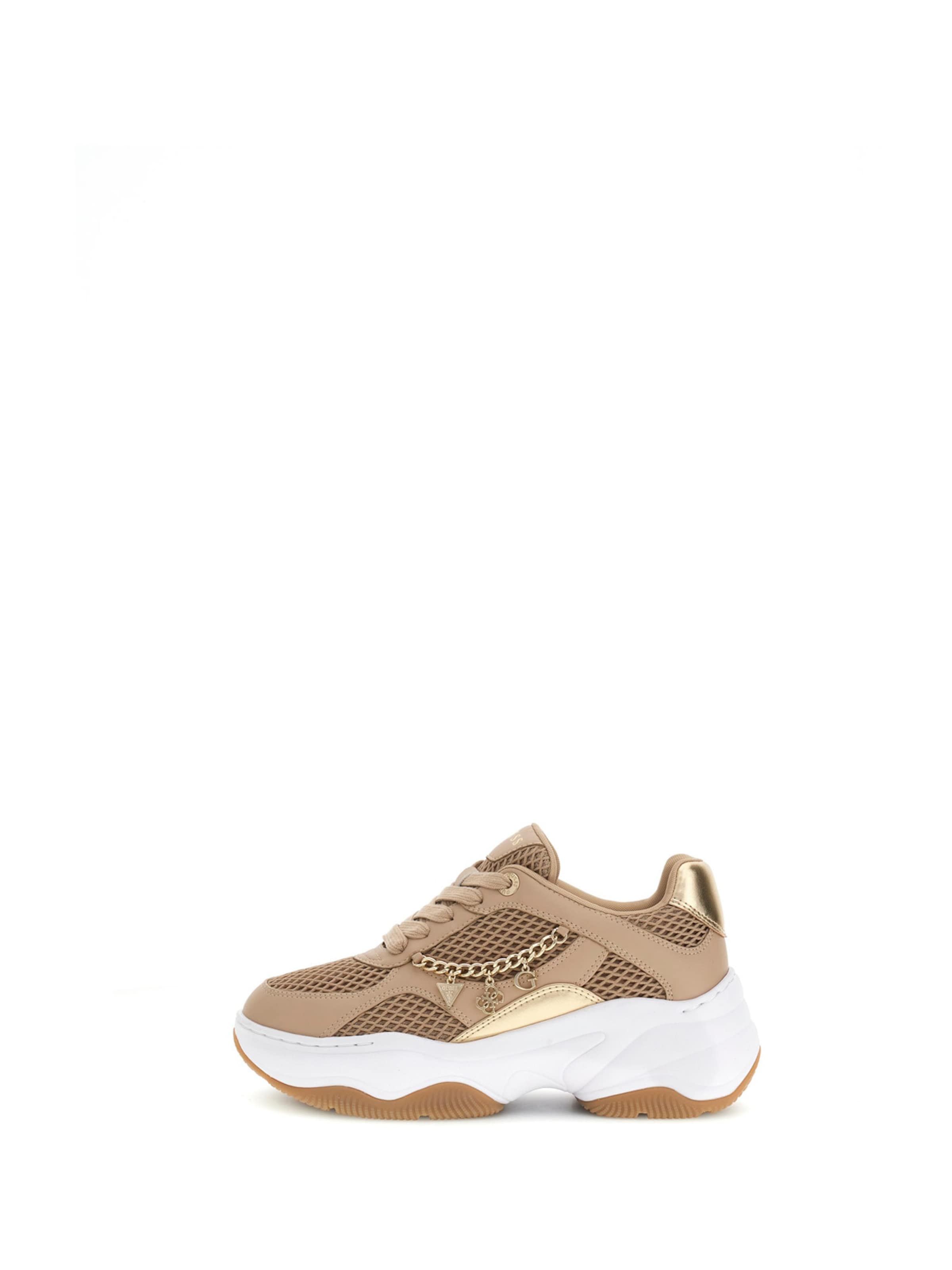 GUESS Низкие кроссовки 'HARPAA' в Бежевый