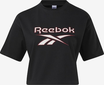 Maglietta di Reebok Classics in nero: frontale