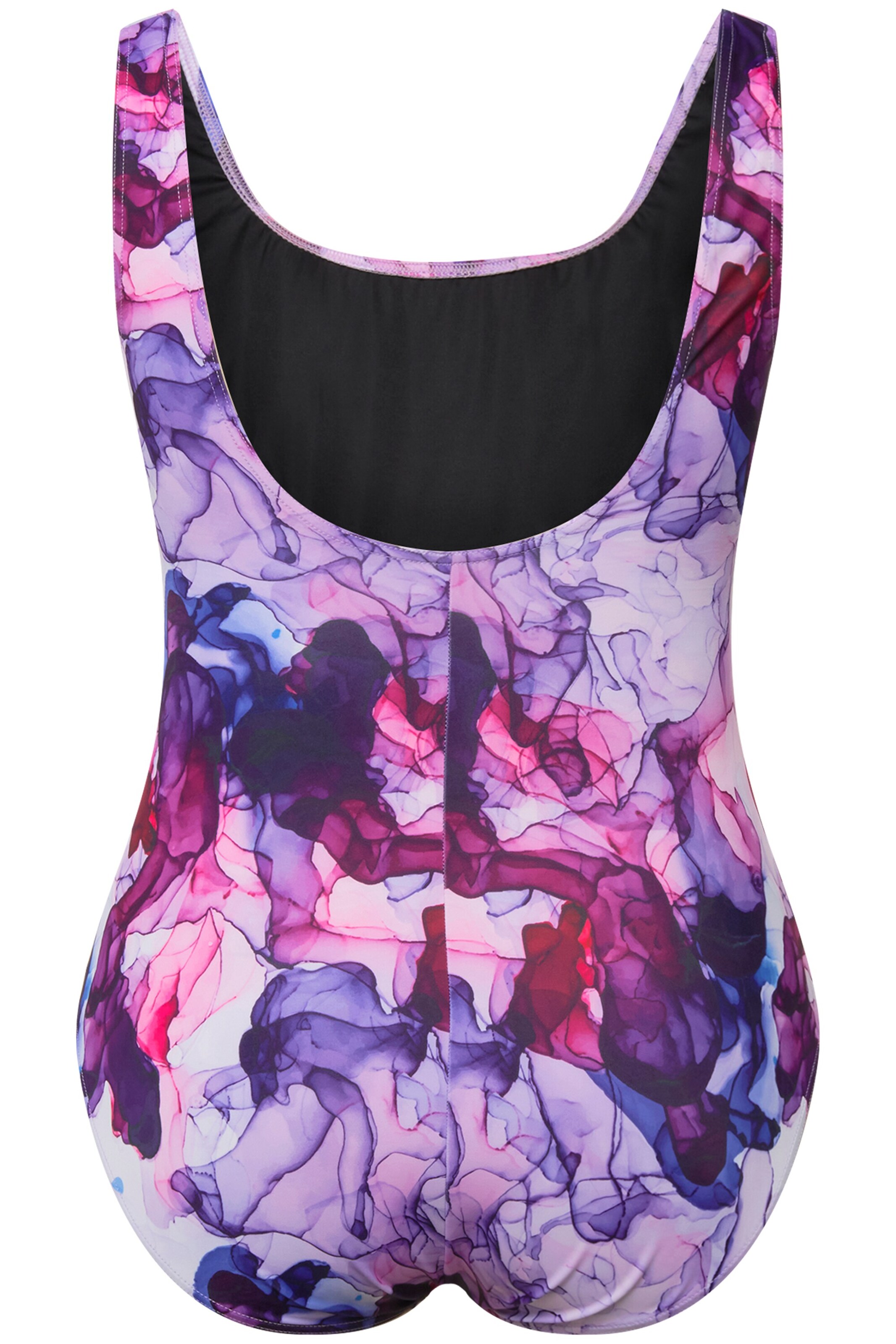 Ulla Popken Bustier Badeanzug in Mischfarben