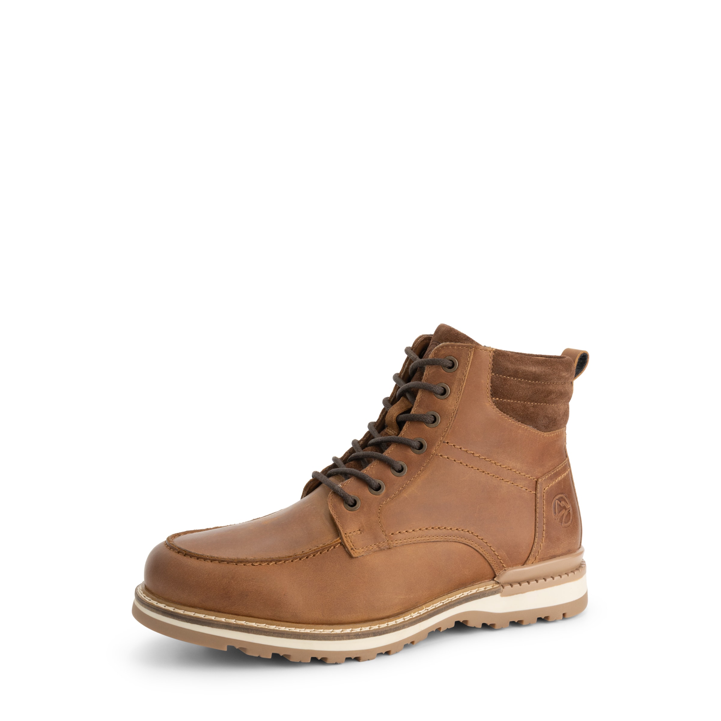 Travelin Boots 'Lindved' in Bruin: voorkant