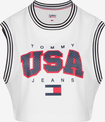 Tommy Jeans Top in Weiß: predná strana