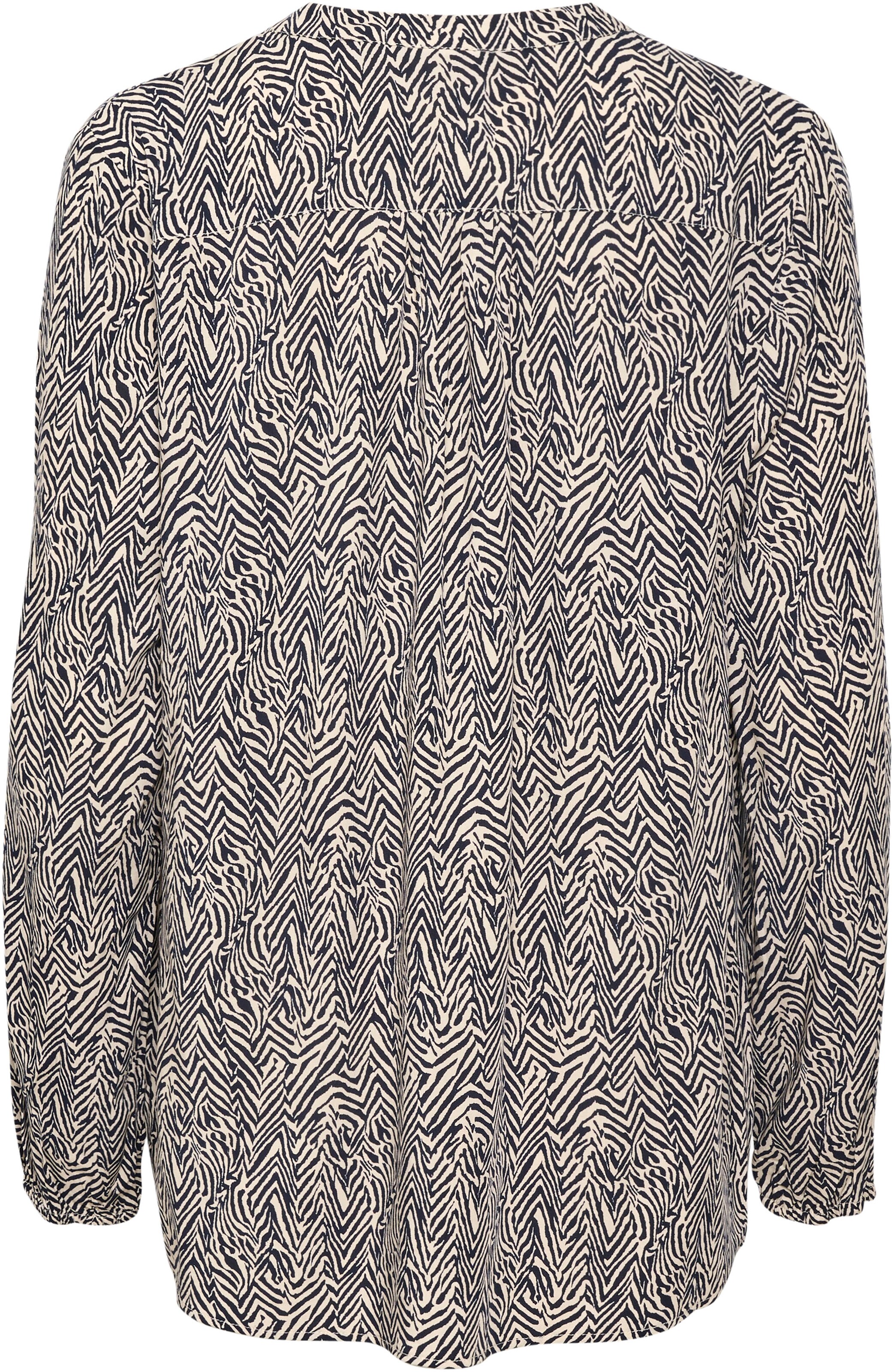 SAINT TROPEZ Bluse in Schwarz