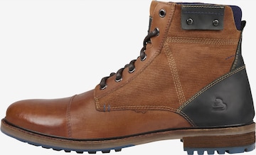 BULLBOXER - Botas com atacadores em castanho