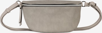 TOM TAILOR DENIM Fanny Pack 'Rosie' in Grey: front