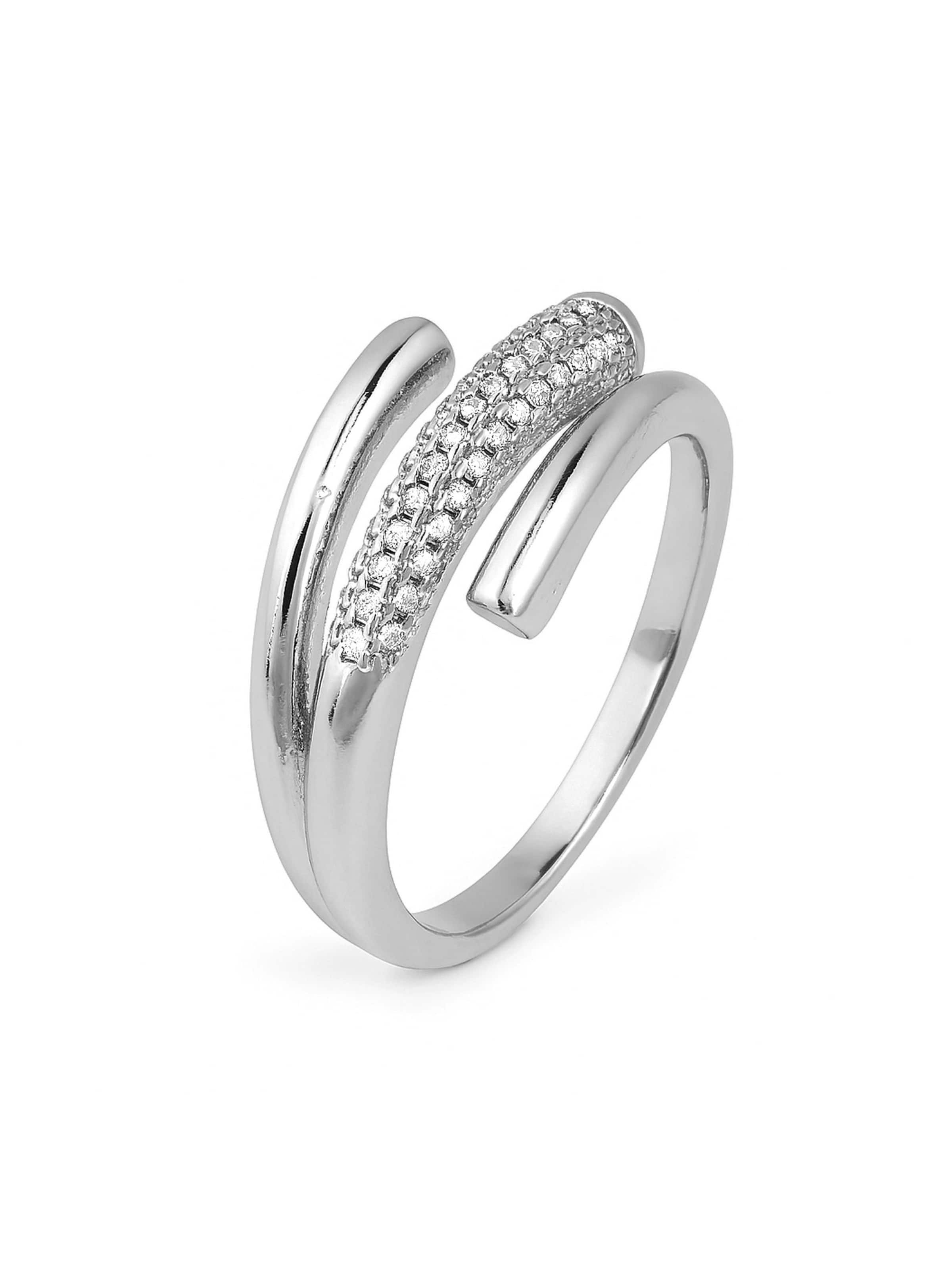 Luxenter Ring 'Jedrac' in Zilver: voorkant