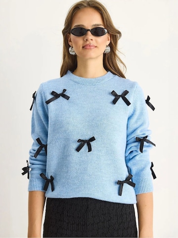Bianco Lucci Kampsun 'Pullover', värv sinine