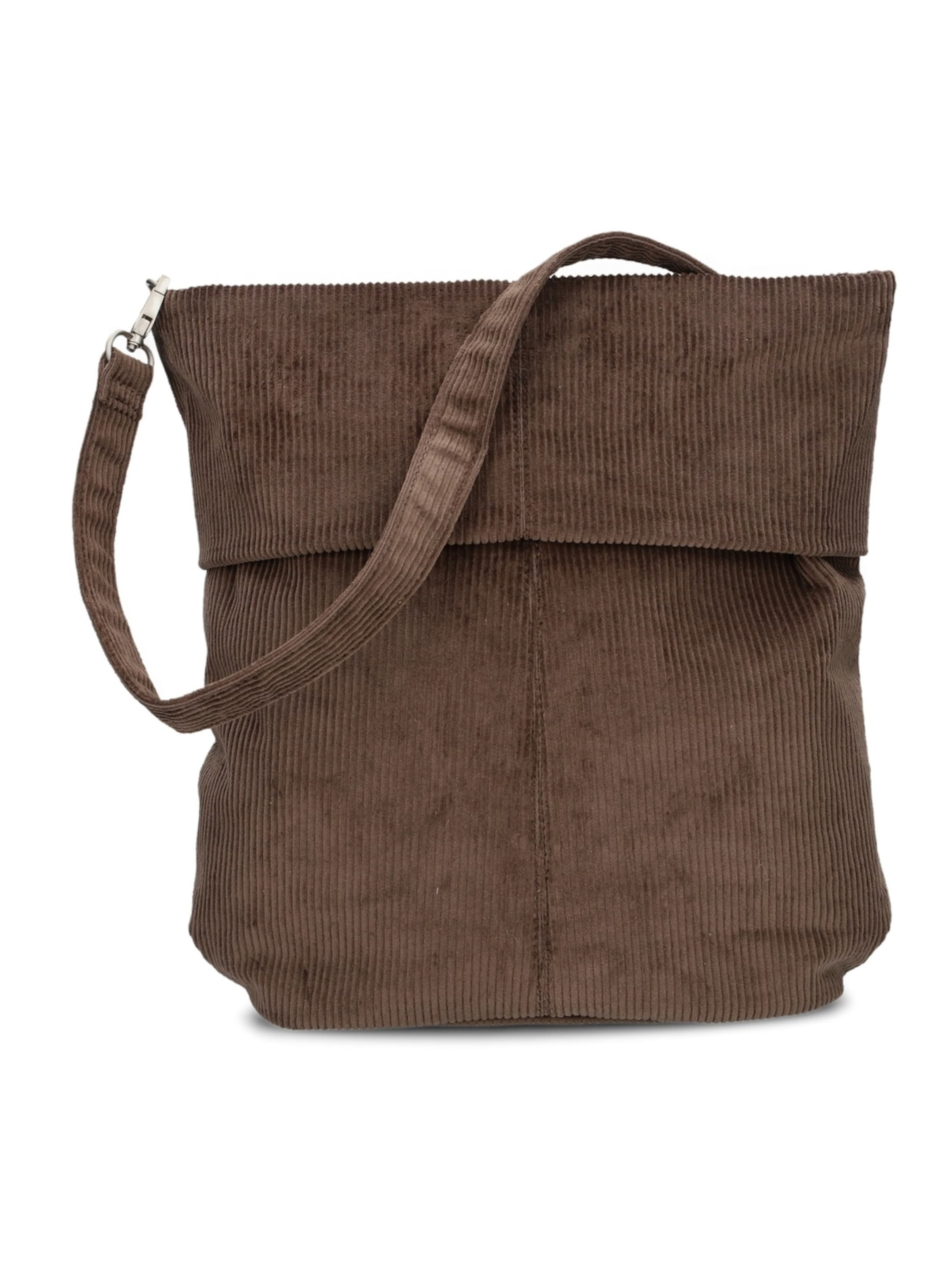 ZWEI - Bolso de hombro 'MADEMOISELLE.M M12' en marrón