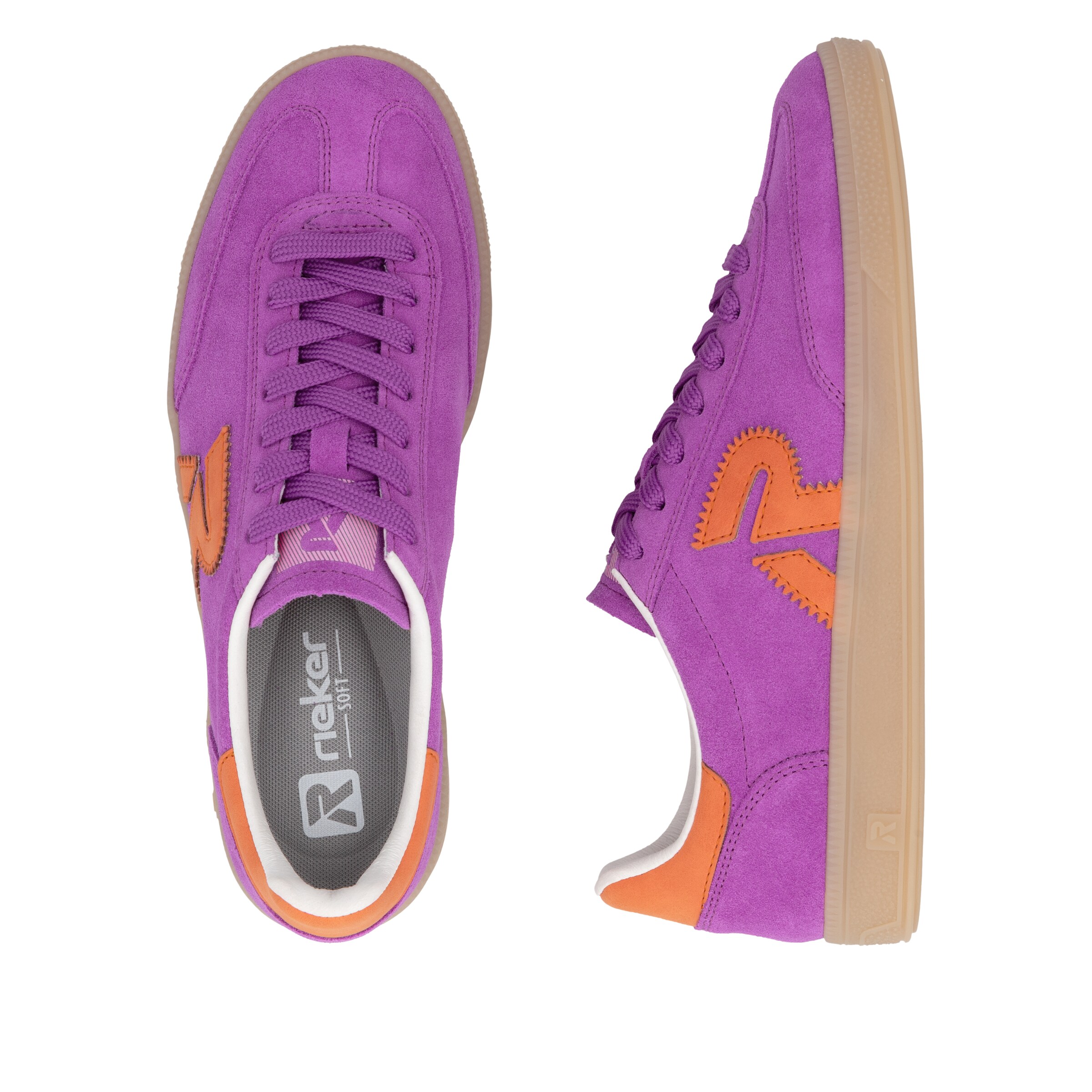 Baskets basses 'San Diego' Rieker en violet