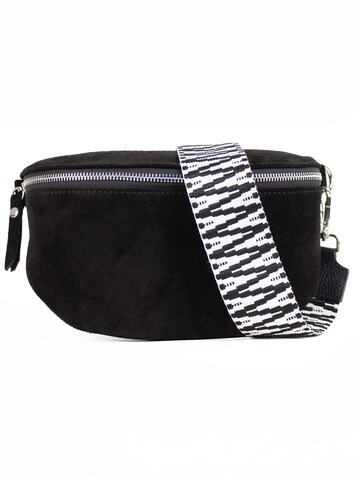 lePelou - Riñonera 'TINA medium' en negro: frente