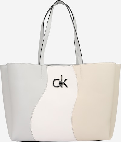 Calvin Klein Tasche in beige / creme / hellgrau, Produktansicht