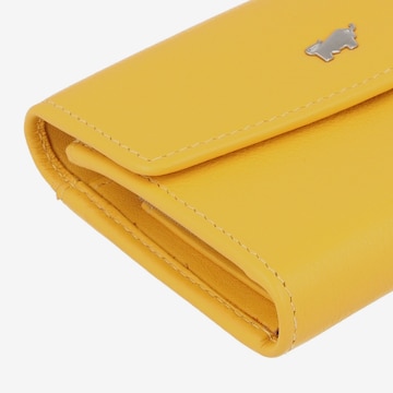 Braun Büffel Wallet 'Joy' in Yellow