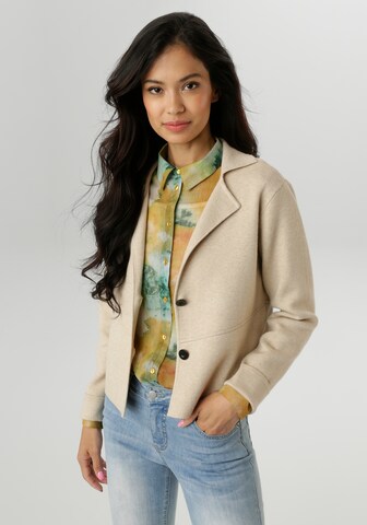 Aniston SELECTED Blazer in Beige: front