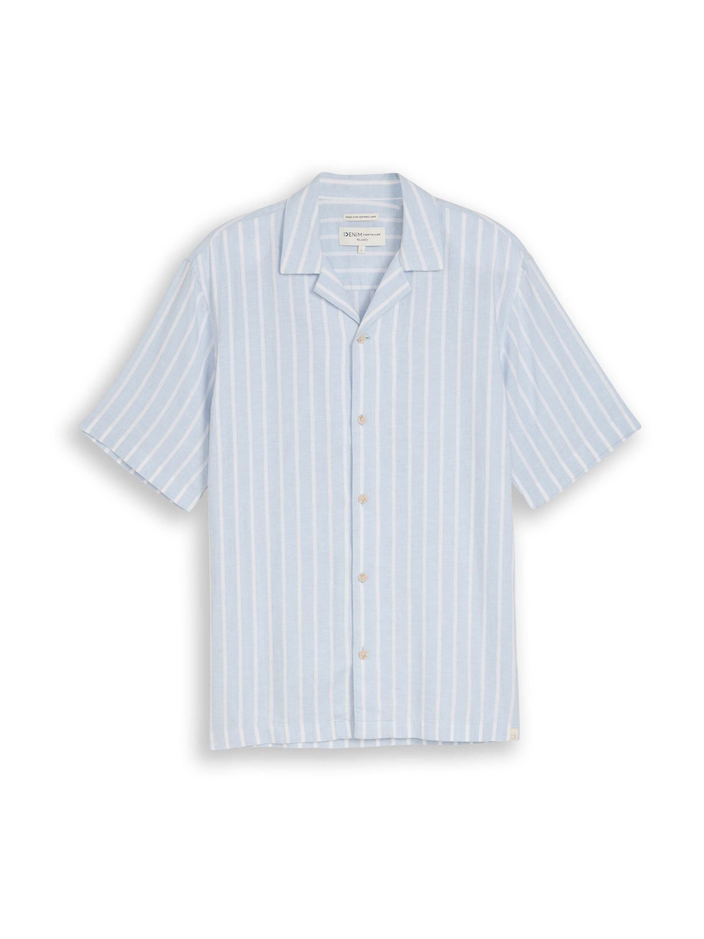 Comfort fit Camicia di TOM TAILOR DENIM in blu: frontale