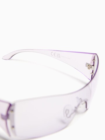 Bershka Slnečné okuliare - fialová
