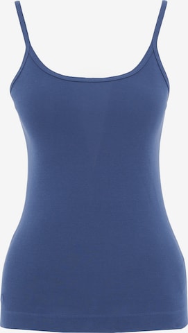 Organication Top in Blau: Vorderseite