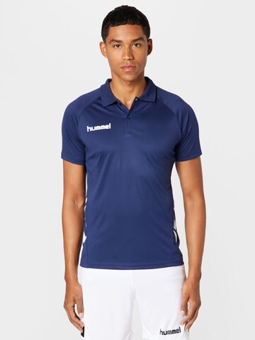 Hummel - Camiseta funcional en azul: frente