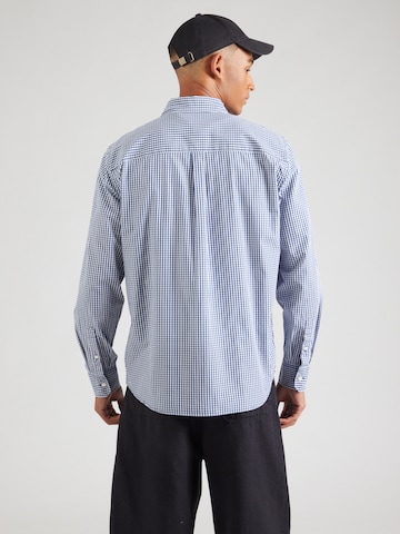 MUSTANG - Regular Fit Camisa 'CHESTER' em azul