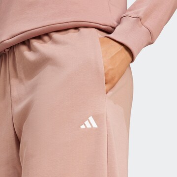 ADIDAS SPORTSWEAR Tapered Sportnadrágok 'Essentials' - rózsaszín