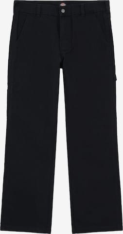 DICKIES Regular Broek 'CARPENTER' in Zwart: voorkant