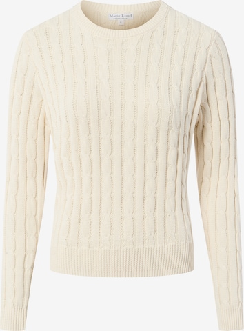 Marie Lund Pullover in Weiß: Vorderseite