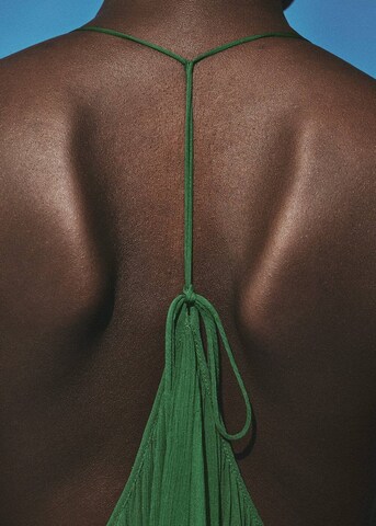 MANGO Top 'Ocean' in Green