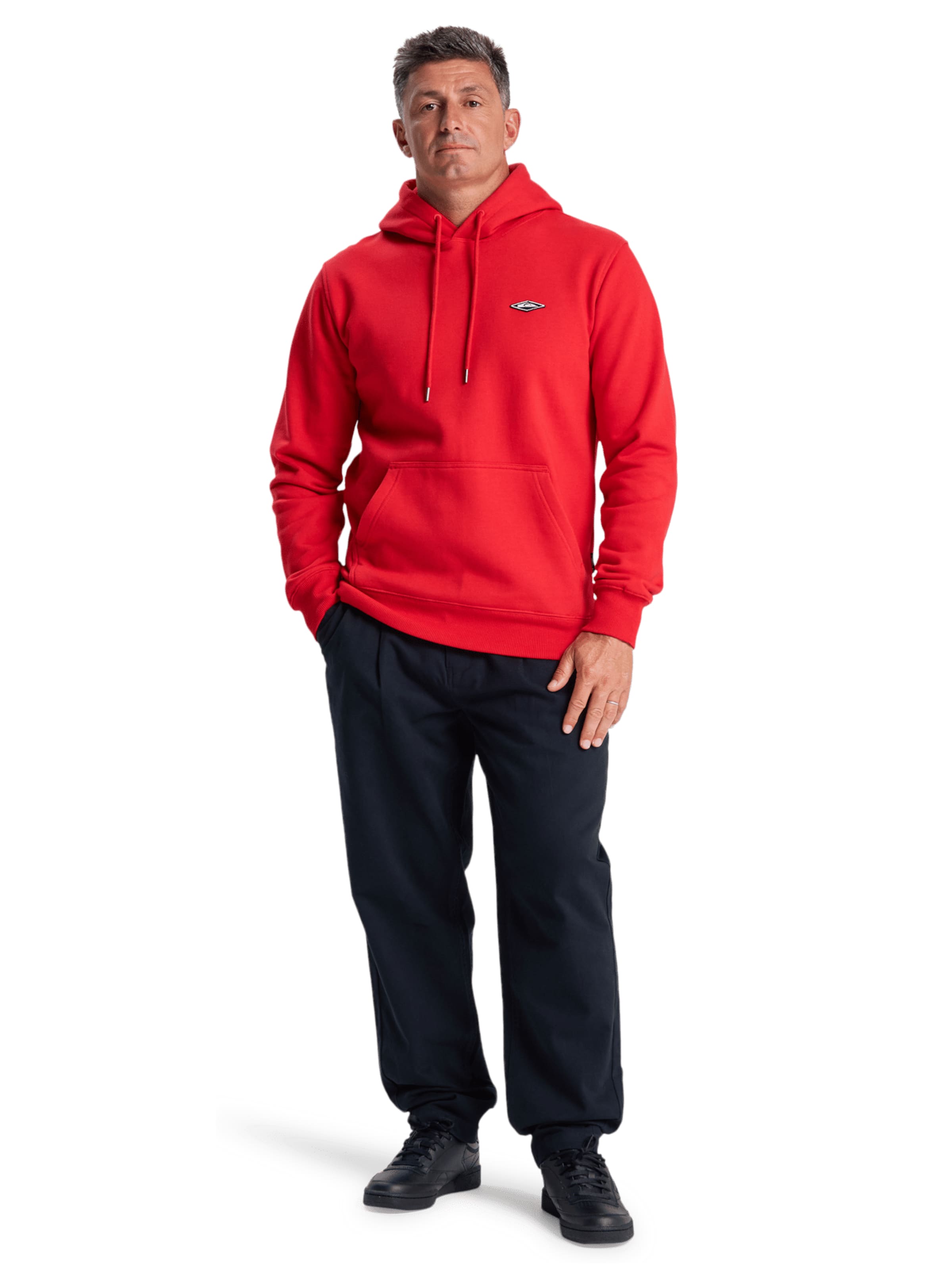 QUIKSILVER Sweatshirt 'Diamond' in Red