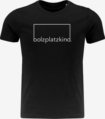 Bolzplatzkind Shirt in Schwarz: predná strana