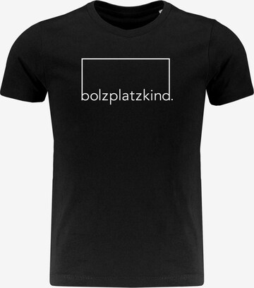 Bolzplatzkind Shirt in Black: front