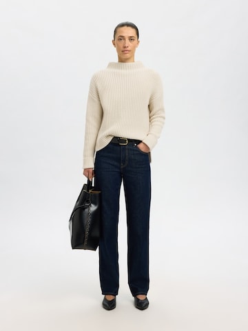 SELECTED Pulover 'SLFSelma Sus' | bež barva