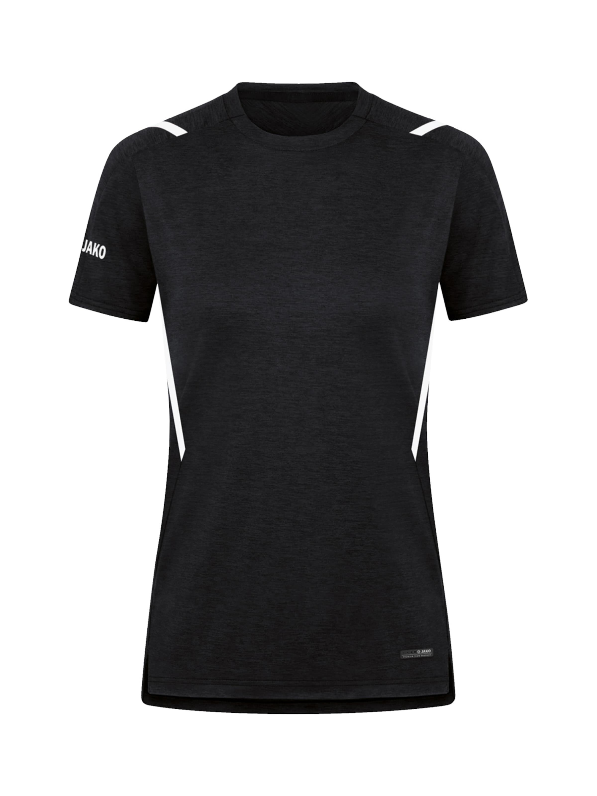 JAKO Funktionsshirt 'Challenge' in Schwarz: Vorderseite