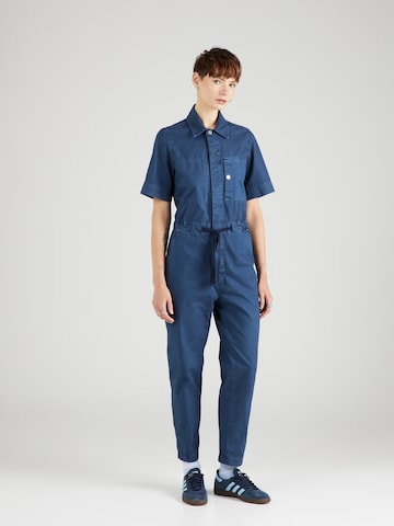 G-Star RAW Jumpsuit 'Army' in Blauw: voorkant