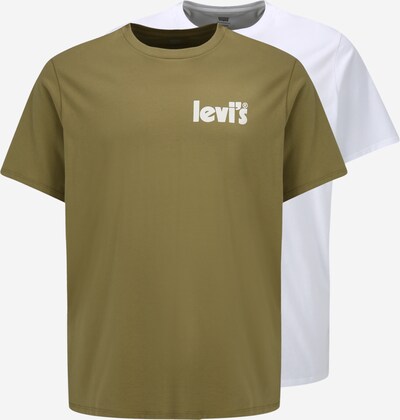 Levi's® Big & Tall T-Shirt in oliv / weiß, Produktansicht
