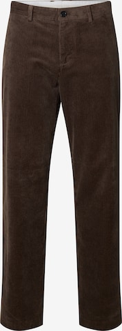 SELECTED Slimfit Broek 'SLM196-STRAIGHT LUKE' in Bruin: voorkant