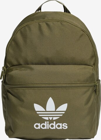 ADIDAS ORIGINALS Backpack in Green: front