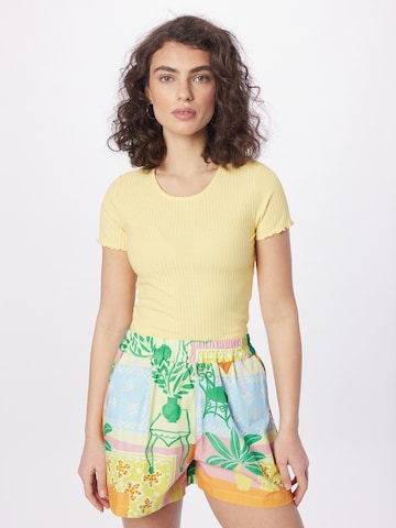 ONLY - Camiseta 'EMMA' en amarillo: frente