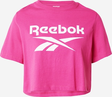 Tricou funcțional 'IDENTITY' de la Reebok pe roz: față
