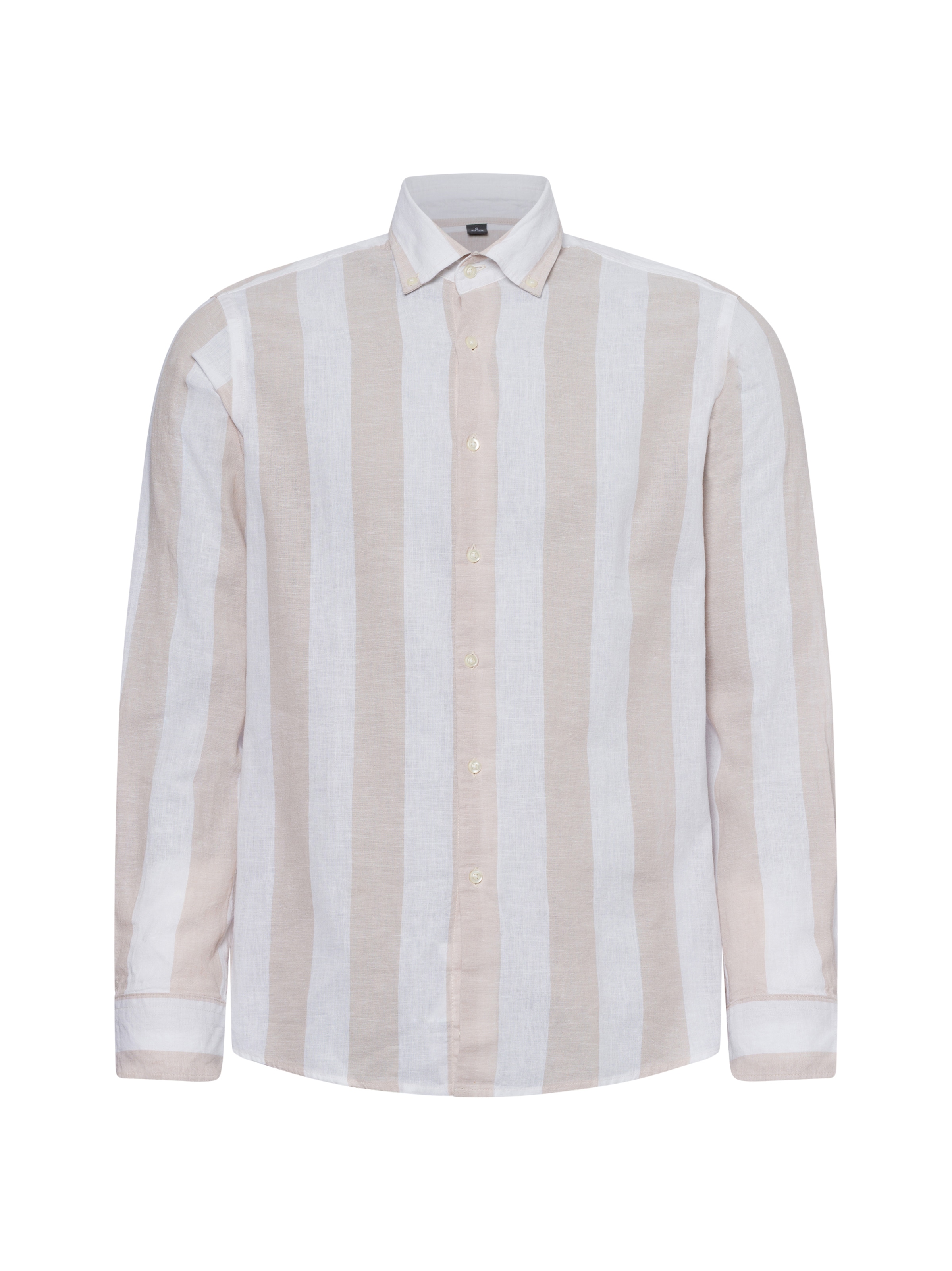 Nils Sundström Hemd in Beige: Vorderseite