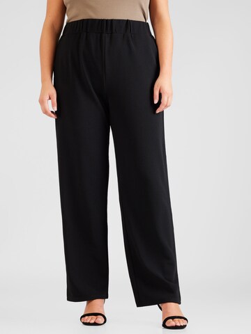 Loosefit Pantalon 'BETTY' ONLY Carmakoma en noir : devant