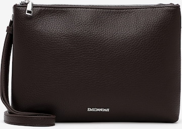 Emily & Noah Shoulder Bag in Brown: front