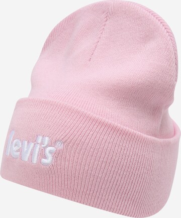 LEVI'S Beanie 'LAN' in Pink: front