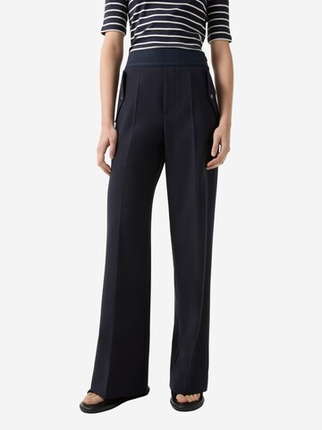BOGNER Wide Leg Hose 'Ylvi' in Blau: Vorderseite