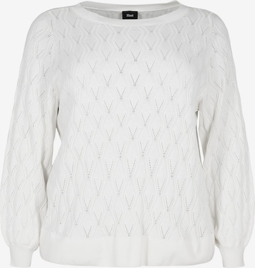 Zizzi - Pullover 'MELSA' em branco: frente