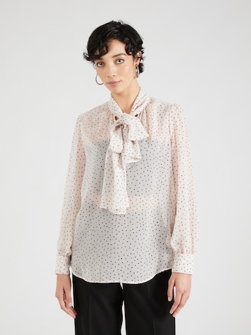 Camicia da donna di Sisley in beige: frontale