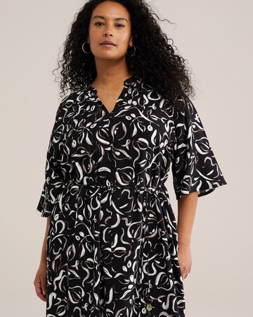 WE Fashion Kleid in Schwarz