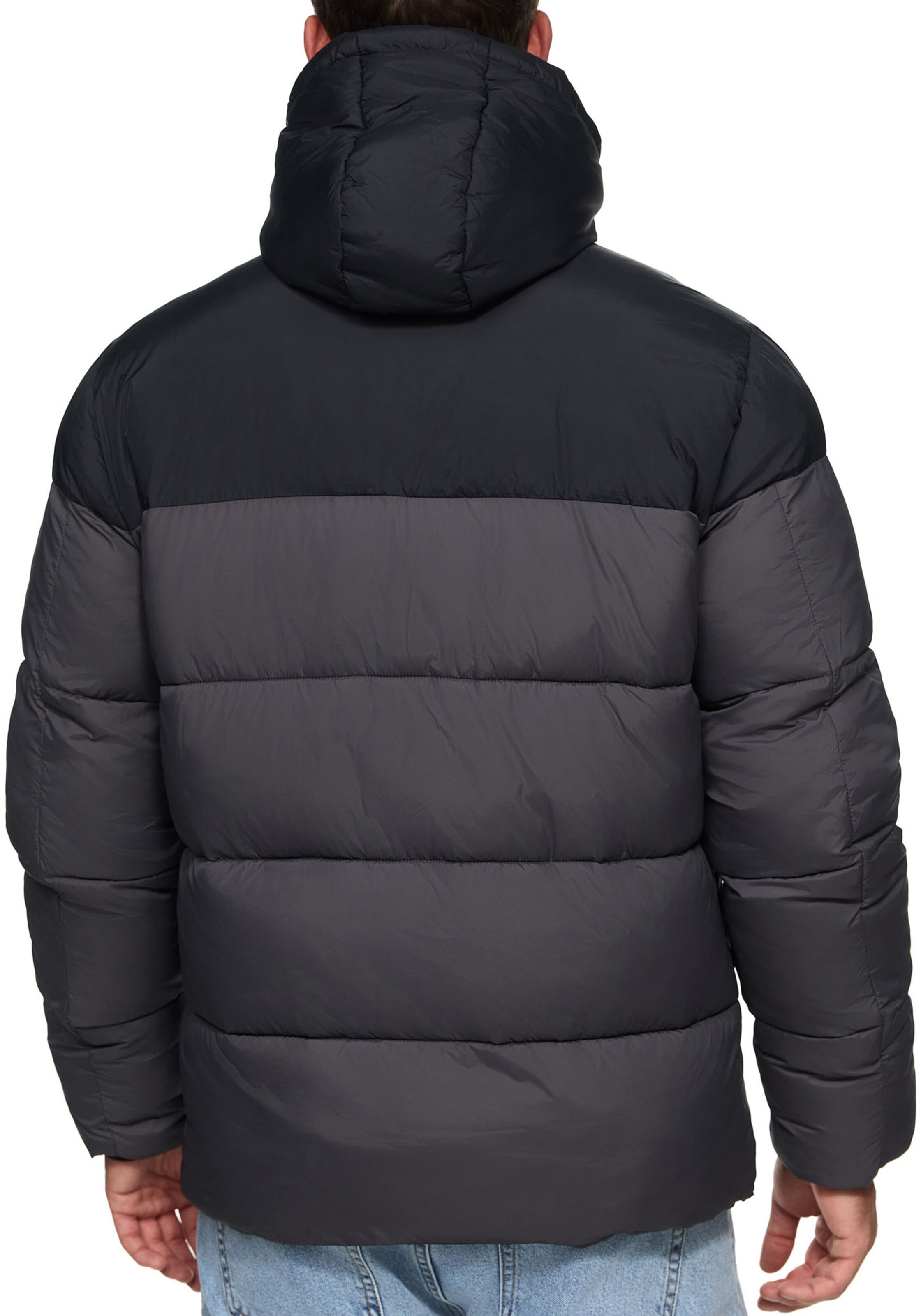 INDICODE JEANS Winter Jacket in Grey