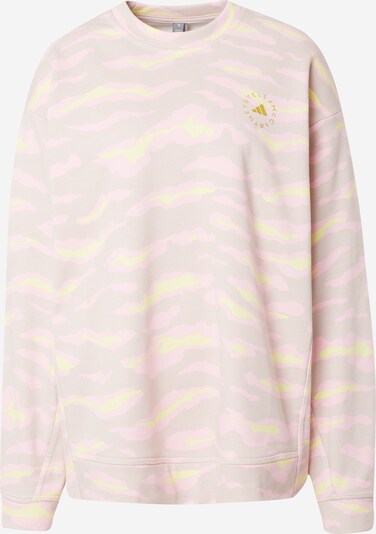 ADIDAS BY STELLA MCCARTNEY Sports sweatshirt 'Printed' in Light green / Dusky pink / Light pink, Item view